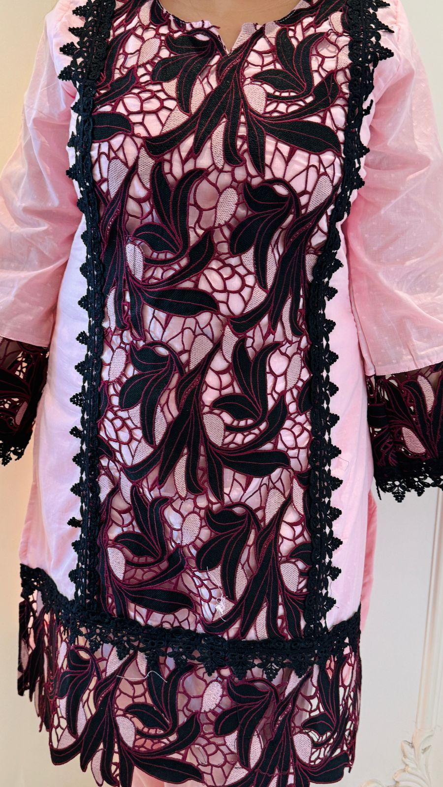 Zarina Lace Ensemble -  Pink